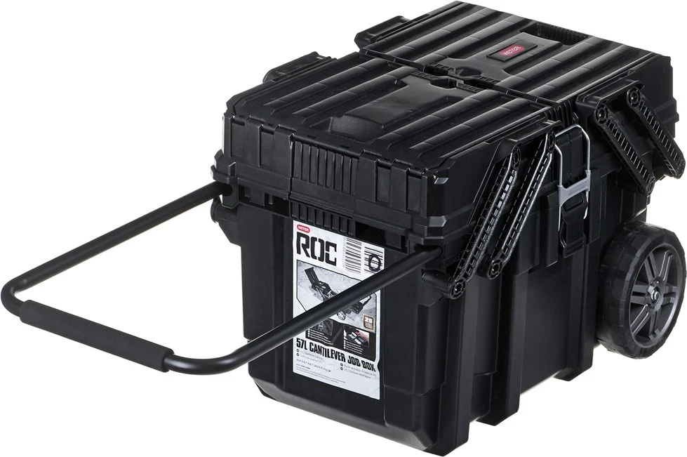 Kutia e Veglave në Rrota KETER CANTILEVER, E Zezë