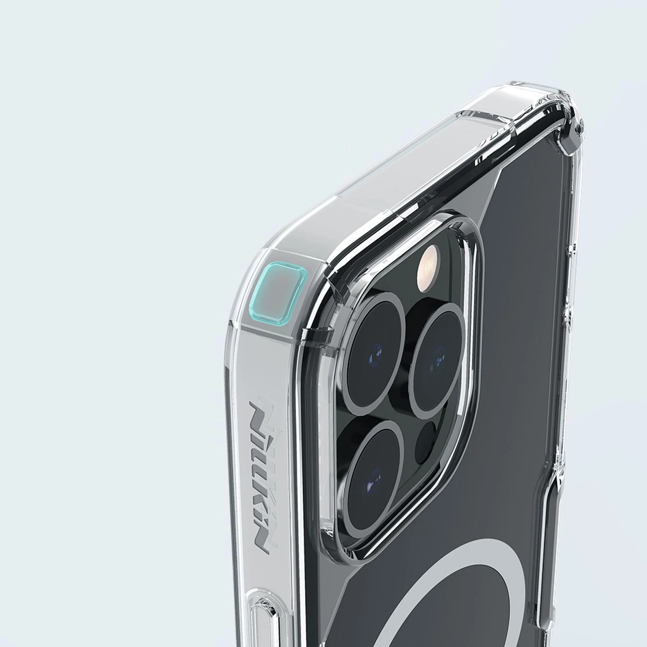 Mbështjellës Nillkin Nature Pro për iPhone 15 Pro Max me MagSafe, blu