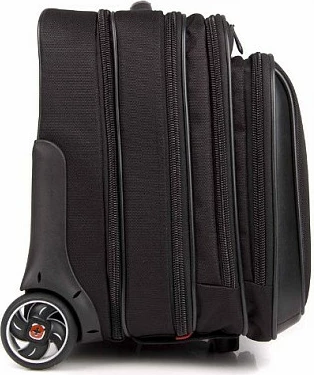 Set biznesi 2 pjesësh Wenger Patriot, trolley 17 inç me çantë notebook 15.4 inç, e zezë