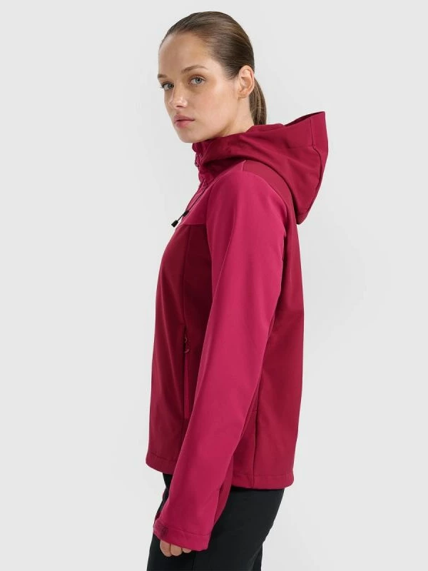 Jakne softshell për femra 4F, e kuqe [Madhësia: S]