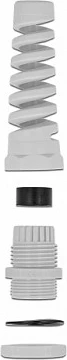 Glandë kablli DeLOCK PG11, IP68, për kabllo 5-10 mm, plastikë, 8 mm, gri