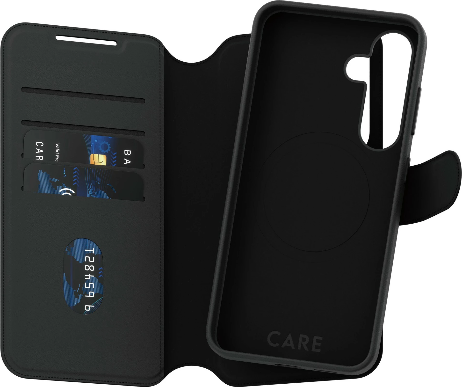 Mbështjellës PanzerGlass CARE Feature Case Tango 2-in-1, për Samsung Galaxy S25, i zi