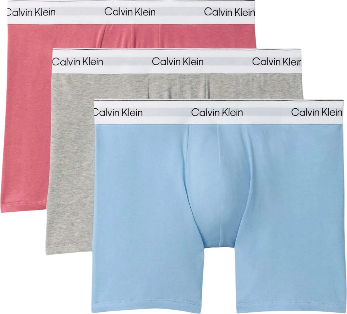 Të brendshme për meshkuj Calvin Klein Underwear Boxer Brief 3PK LV00NB4394, rozë fluo