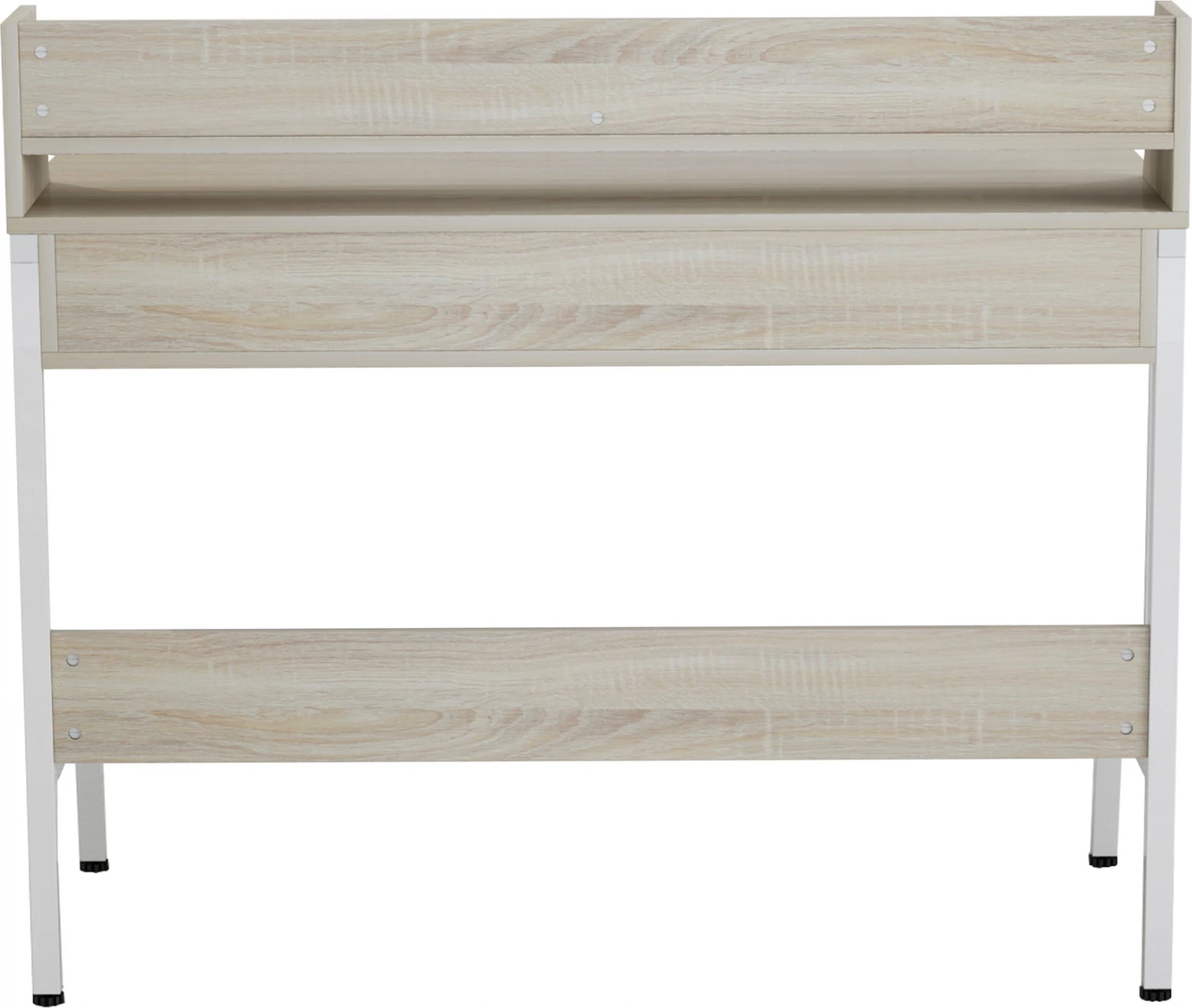 Tavolinë pune FH2129.01, melaminë sonama dhe metal e bardhë, 104x48x89 cm