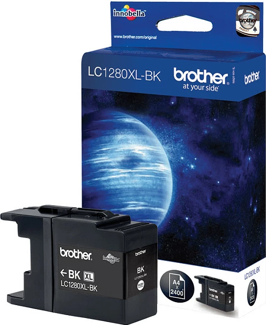 Toner Brother LC1280XLBK, i zi, 2400 faqe