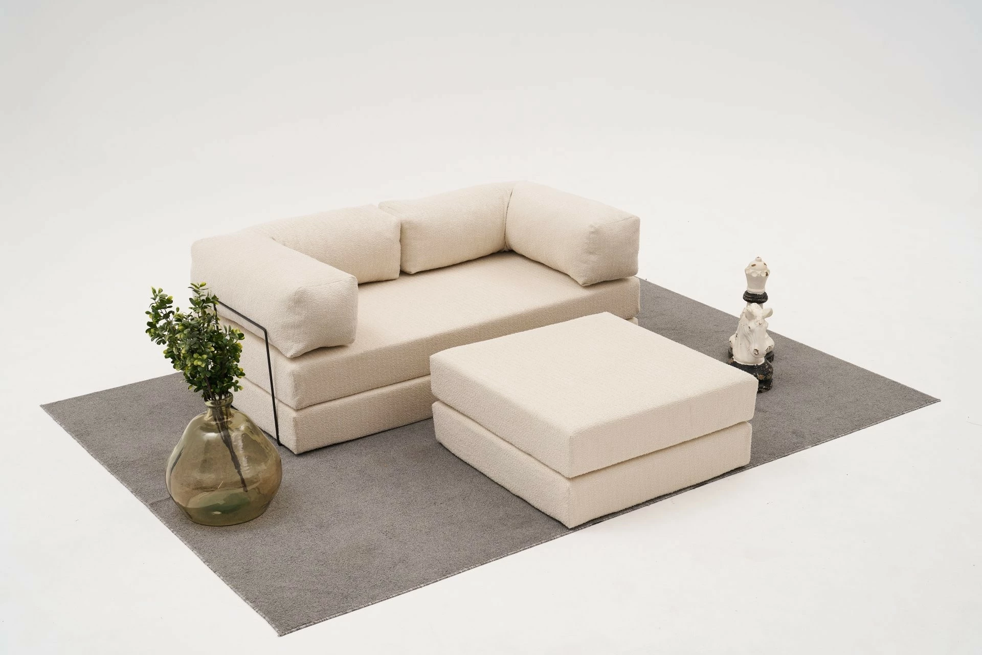 Këndare Comfort Mini, krem, Atelier del Sofa