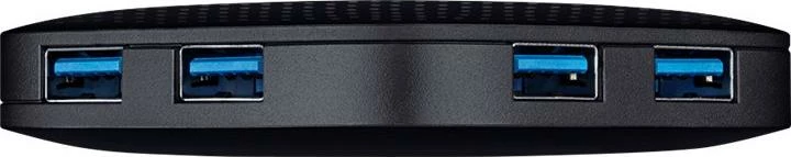 USB hub, TP-Link UH400, 4 porta, USB 3.0 5 Gbps, i kompakt, zi