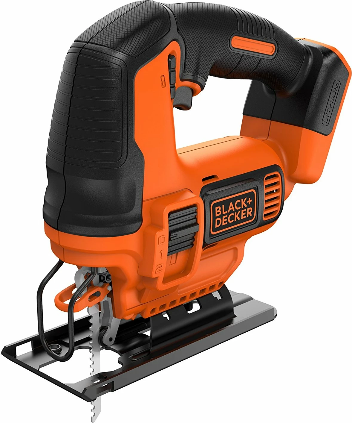 Set stërvitëse/vidhosëse dhe sharrë me bateri, Black&Decker BCK22S1S, 18V, 1.5Ah, portokalli/zi, me çantë