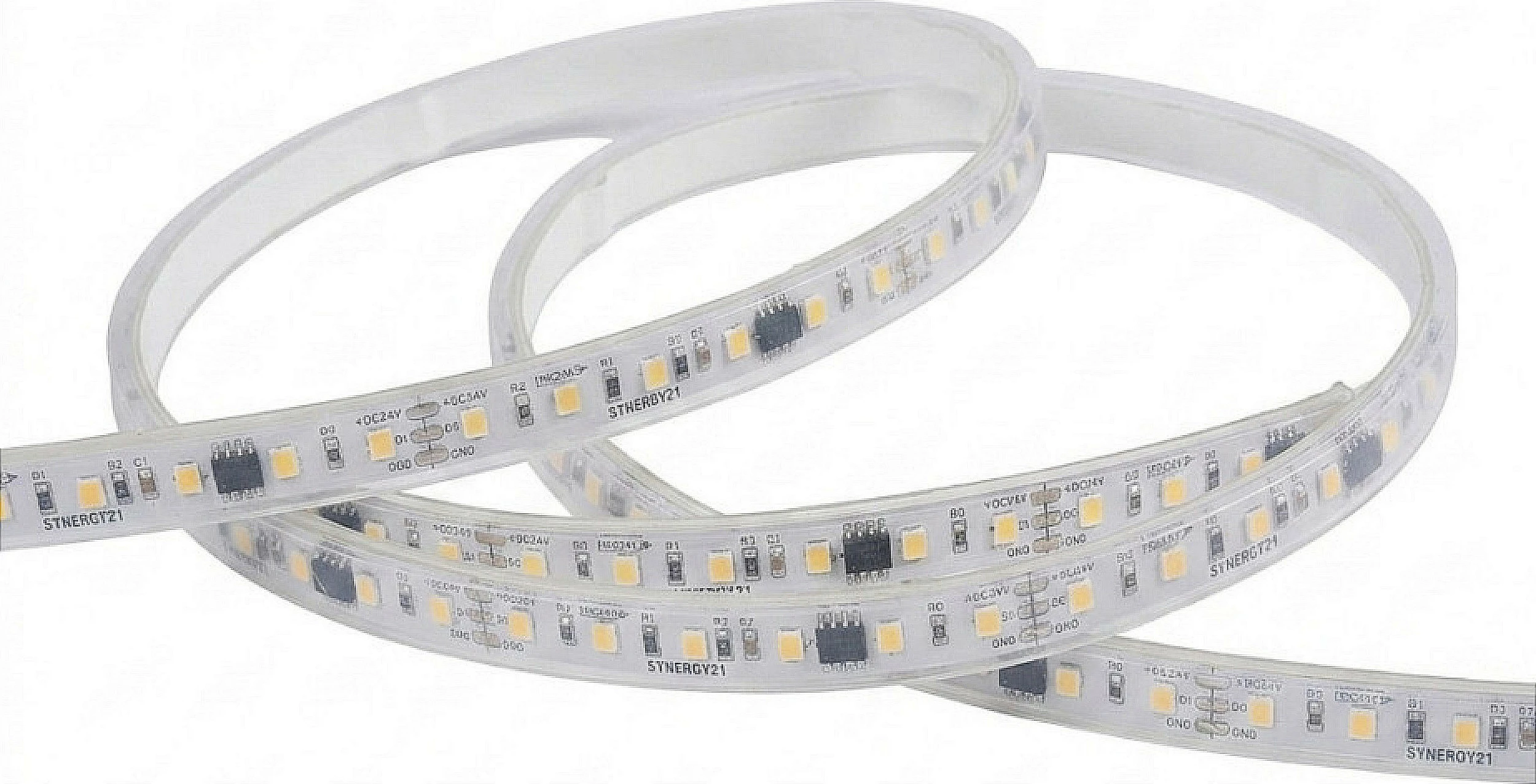 Shirit LED Synergy21 2835, 96 pixel NW, DC 24V, WS2811, IP65, bardhë neutrale
