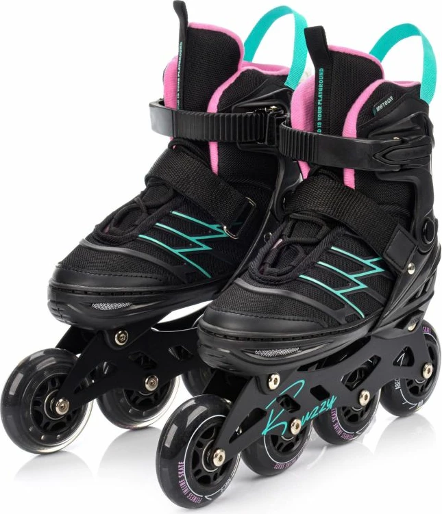 Rollera Meteor Buzzy M 34-38, zi/rozë/mente [Madhësia: Standarde]