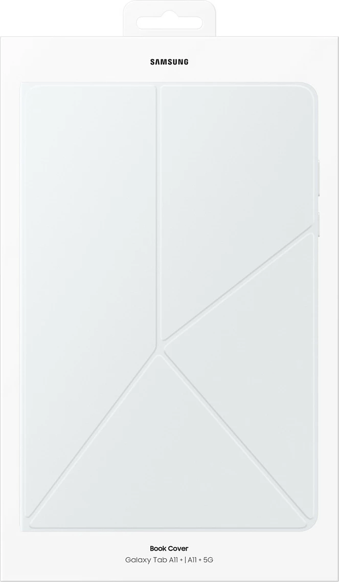 Mbështjellës folio Samsung Book Cover për Galaxy Tab A11+, 11", i bardhë