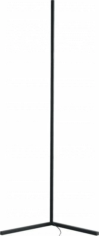 Lampë dyshemeje këndore Mozos LC-RGB, LED RGB 20W 140 cm, me telekomandë, e zezë