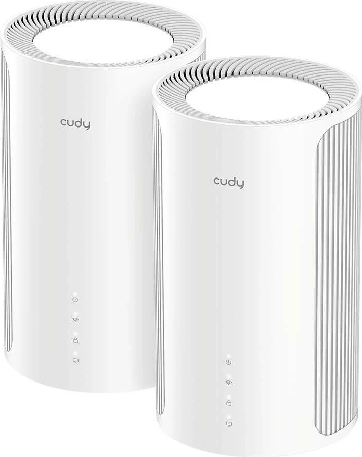 Sistem mesh WiFi Cudy M11000, Tri Band WiFi 7 BE11000, 10 Gbps, i bardhë