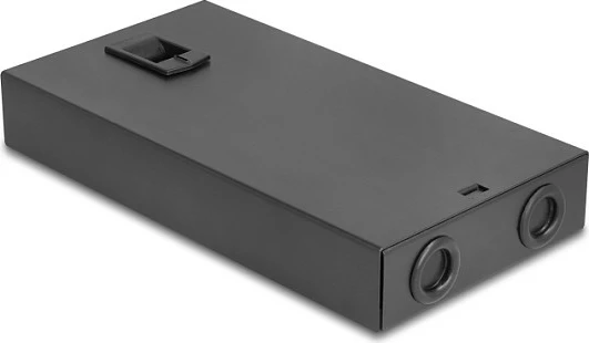 Kuti terminali fibër optike DeLOCK Desktop 8-Port për 8x SC Simplex, metal, e zezë