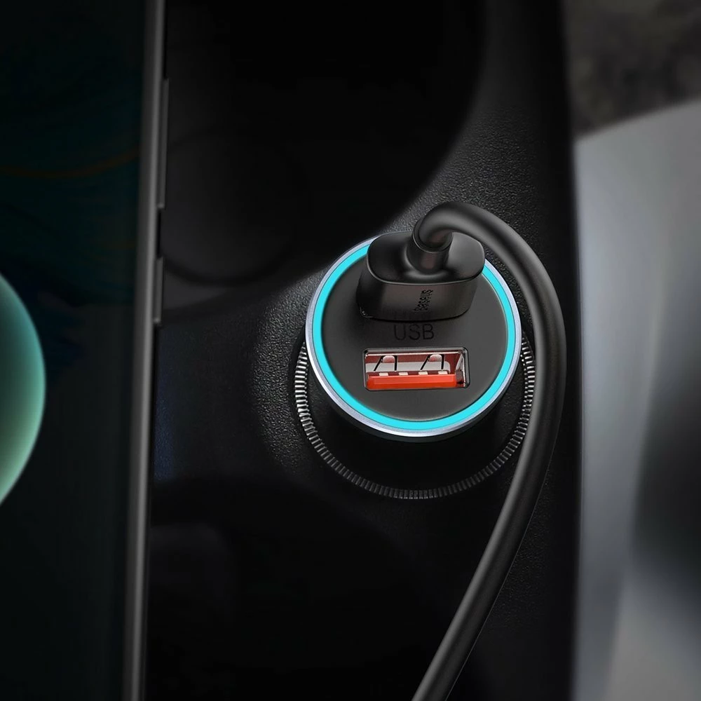 Karikues makine Baseus Golden Contactor Pro, 2x USB, 40W, me kabllo USB-C, Gri