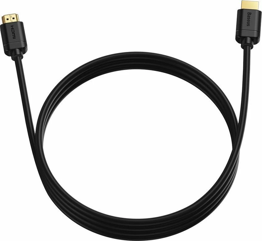 Kabllo HDMI Baseus BSU1577BLK 3m HDMI 2.0 4K@60Hz 18Gbps, e zezë