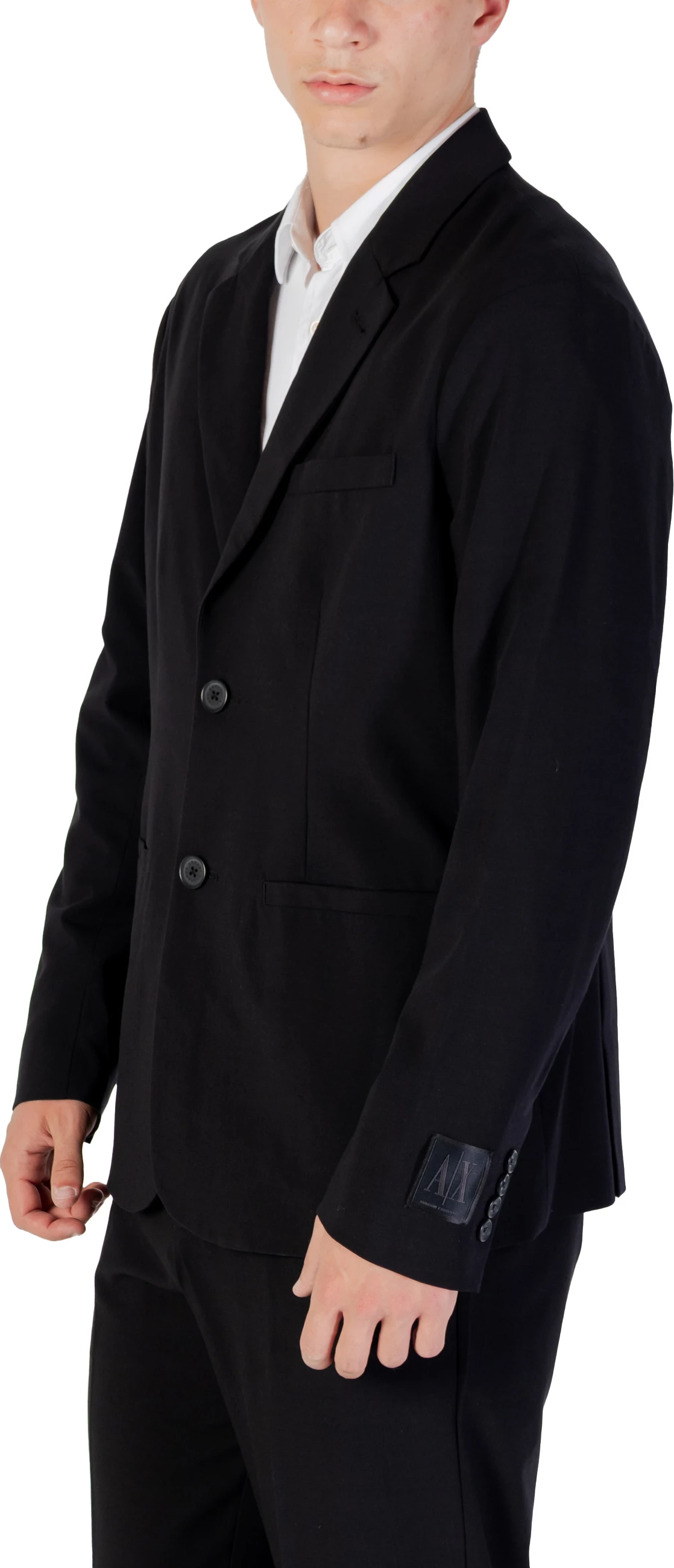 Blazer për meshkuj Armani Exchange XM000345 AF10897, i zi [Madhësia: 40]