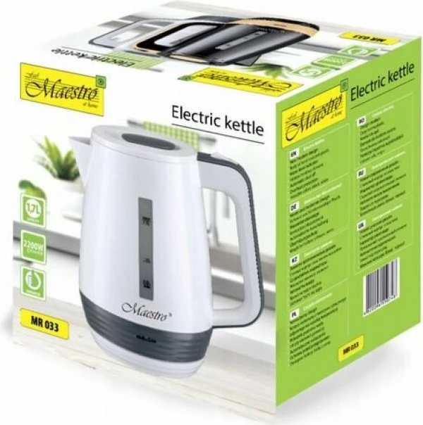 Çajnik elektrik MAESTRO MR-033, i bardhë