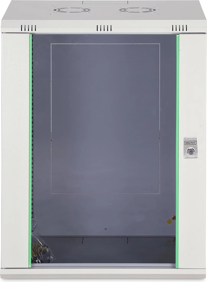 Kasë rrjeti Digitus Dynamic Basic 19U, 600x450 mm, montim në mur, gri