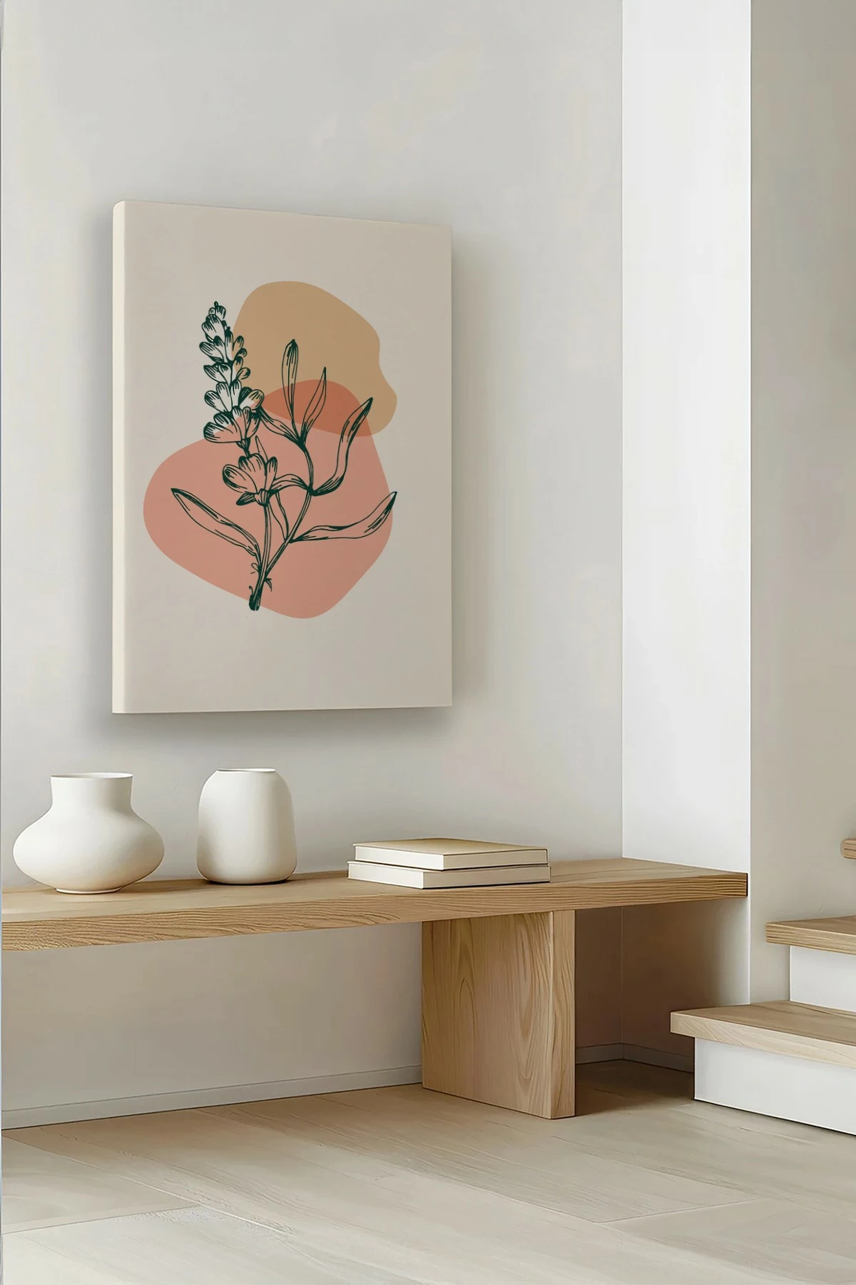 Pikturë dekorative në kanavacë, Wallity, Ersysb048, shumëngjyrëshe, 40x60cm