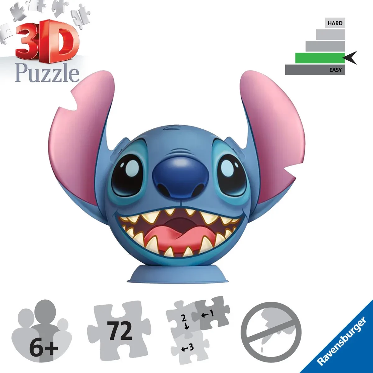 Ravensburger Disney Lilo & Stitch 3D Jigsaw Puzzle 77 Pieces