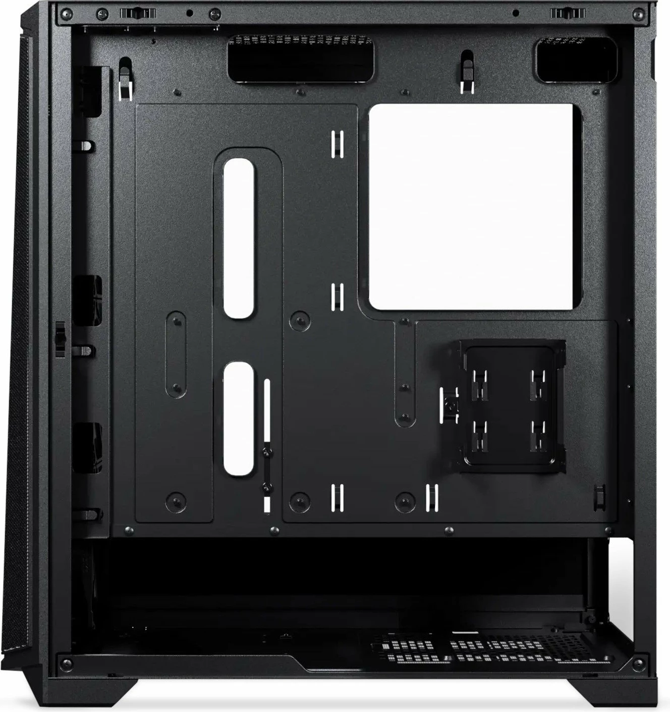 Kasë Phanteks Eclipse G370A PH-EC370A_DBK01, Midi Tower ATX/E-ATX, xham i temperuar, USB-C, e zezë