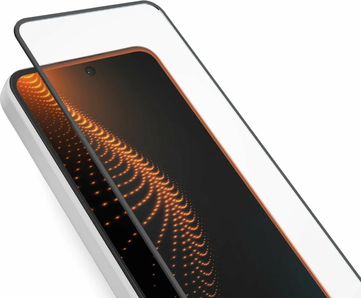 Xham i kalitur mbrojtës ekrani Wozinsky Full Glue Tempered Glass 9H për iPhone 17 Pro, kornizë e zezë, set 2 copë