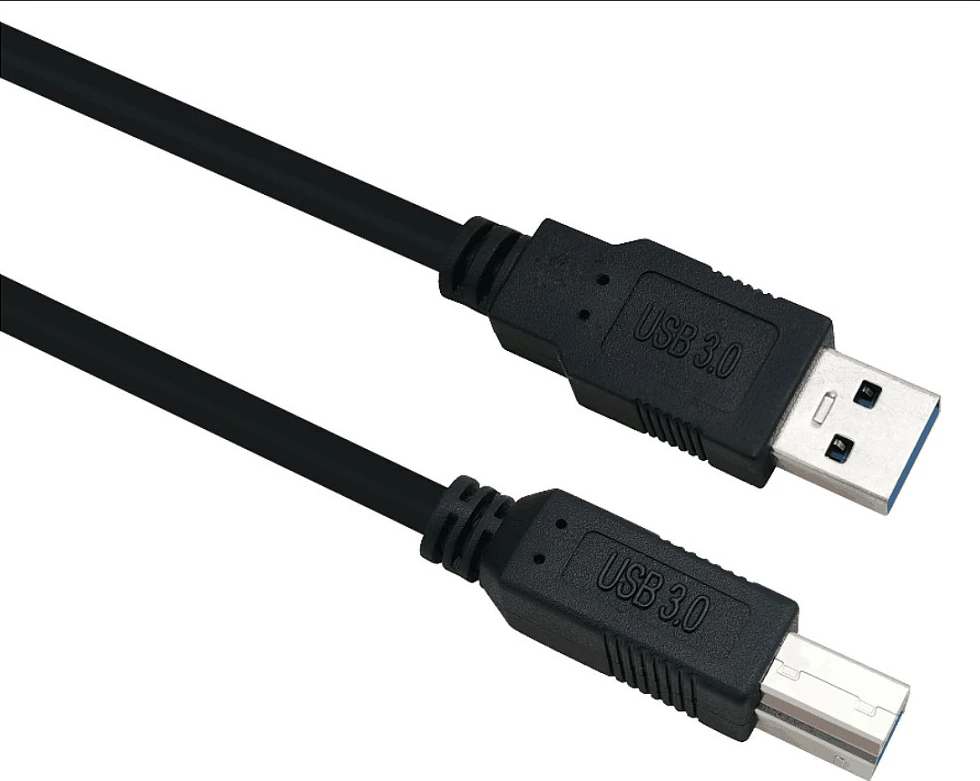 Kabllo Helos USB 3.0 A në B, 1 m, e zezë