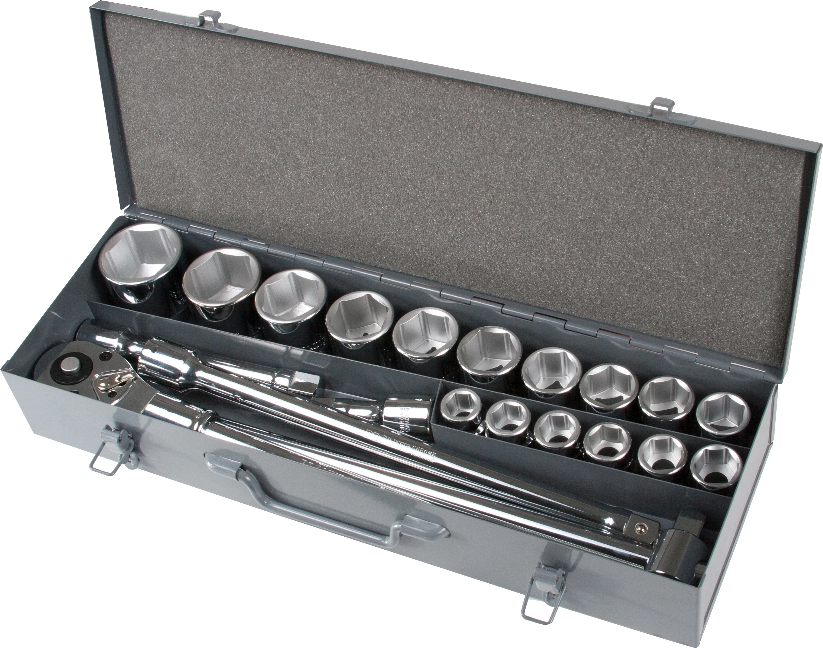 Set çelësash soket PROLINE 18811 3/4\" 15 copë 19-50 mm