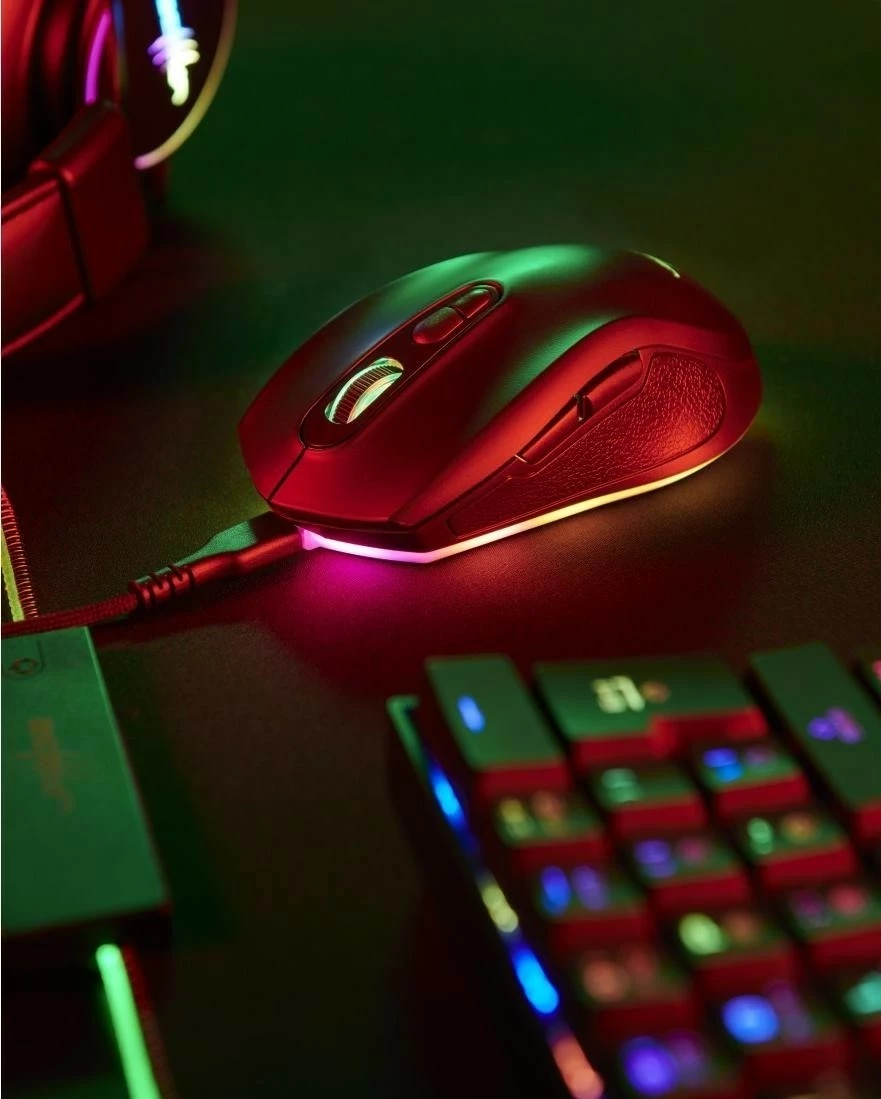 Maus gaming uRage Reaper 340, me kabllo, 8000 DPI, RGB, e zezë