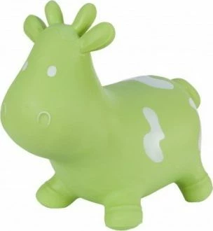 Lodër kërcyese Tootiny Jumping Cow, gomë e fryrshme për fëmijë, jeshile