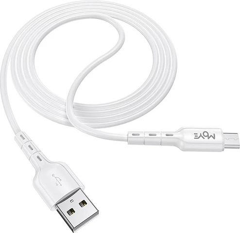 Kabllo data Micro USB Moye Micro 1 m, e bardhë