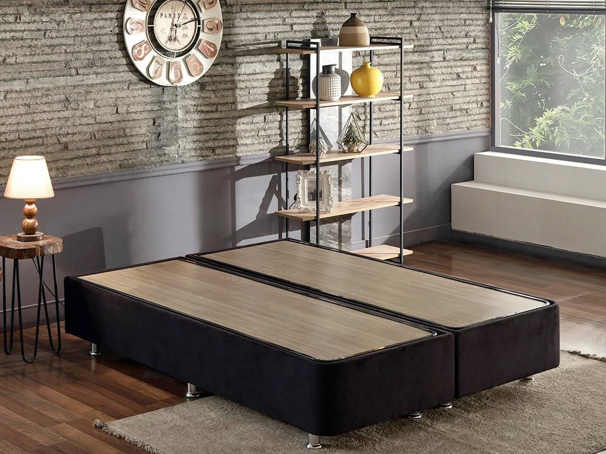 Baze krevati dopio, ngjyrë e zezë, Skye Decor Ela Double, 150x200