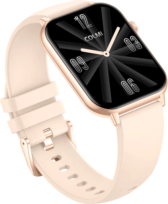 Smartwatch Colmi C28, 1.93\" AMOLED, thirrje Bluetooth, AI Da GPT, 230 mAh, Gold