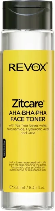 Tonik për fytyrë Revox ZitCare AHA-BHA-PHA , 250 m