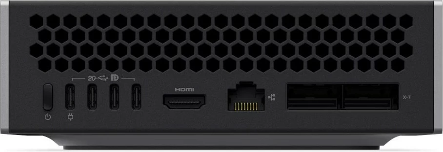 Kompjuter workstation Lenovo ThinkStation PGX 30KL0005YM NVIDIA GB10 Grace Blackwell 20-bërthamësh ARM 128GB RAM Memorje LPDDR5x 4TB SSD M.2 NVMe DGX OS ngjyrë e zezë