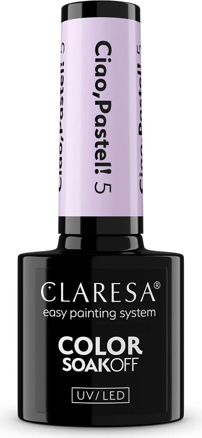 Llak për thonj për femra Claresa Ciao Pastel! Hybrid, 5g