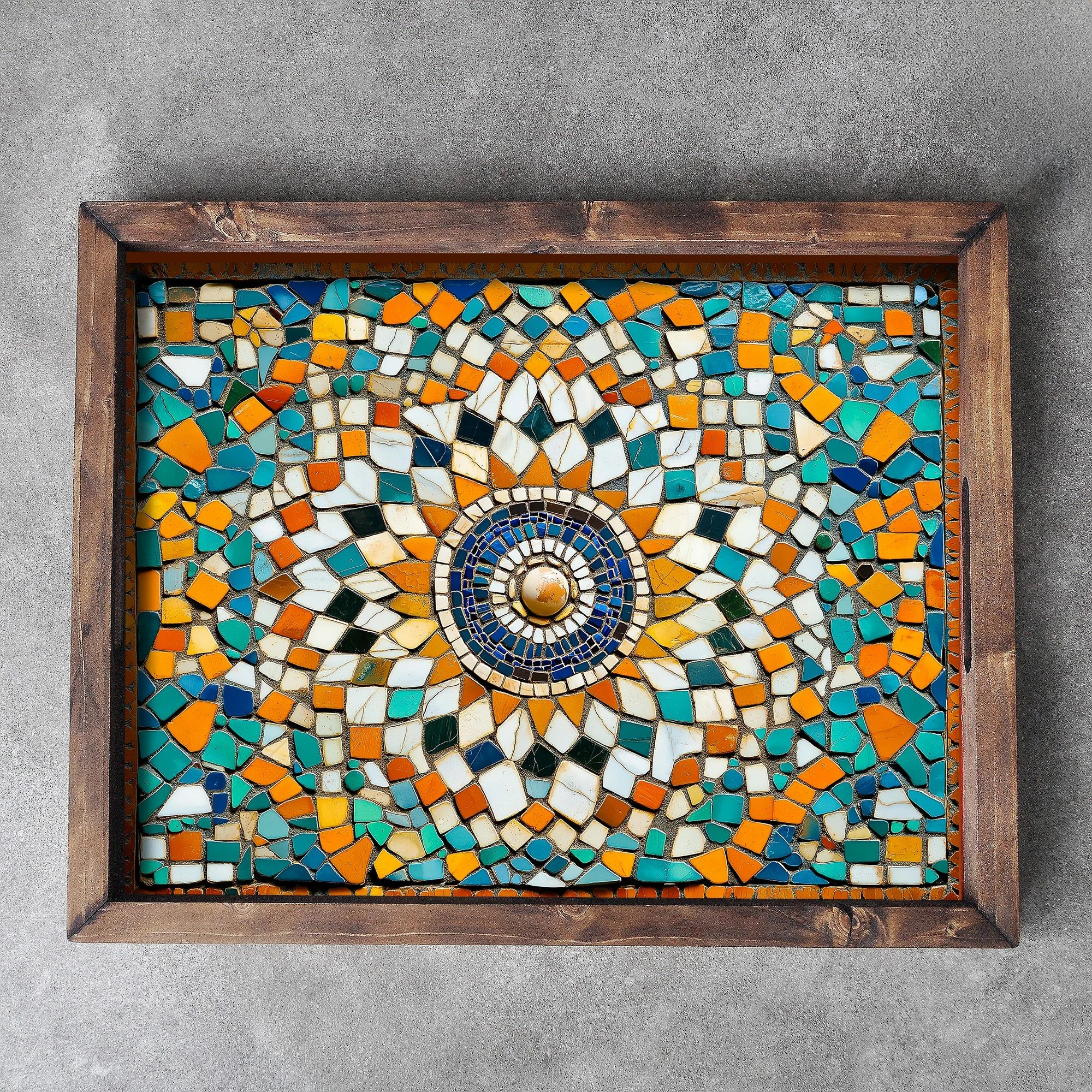 Tabaka druri, shumëngjyrëshe, Evila Originals, REF004, 48x38x4 cm