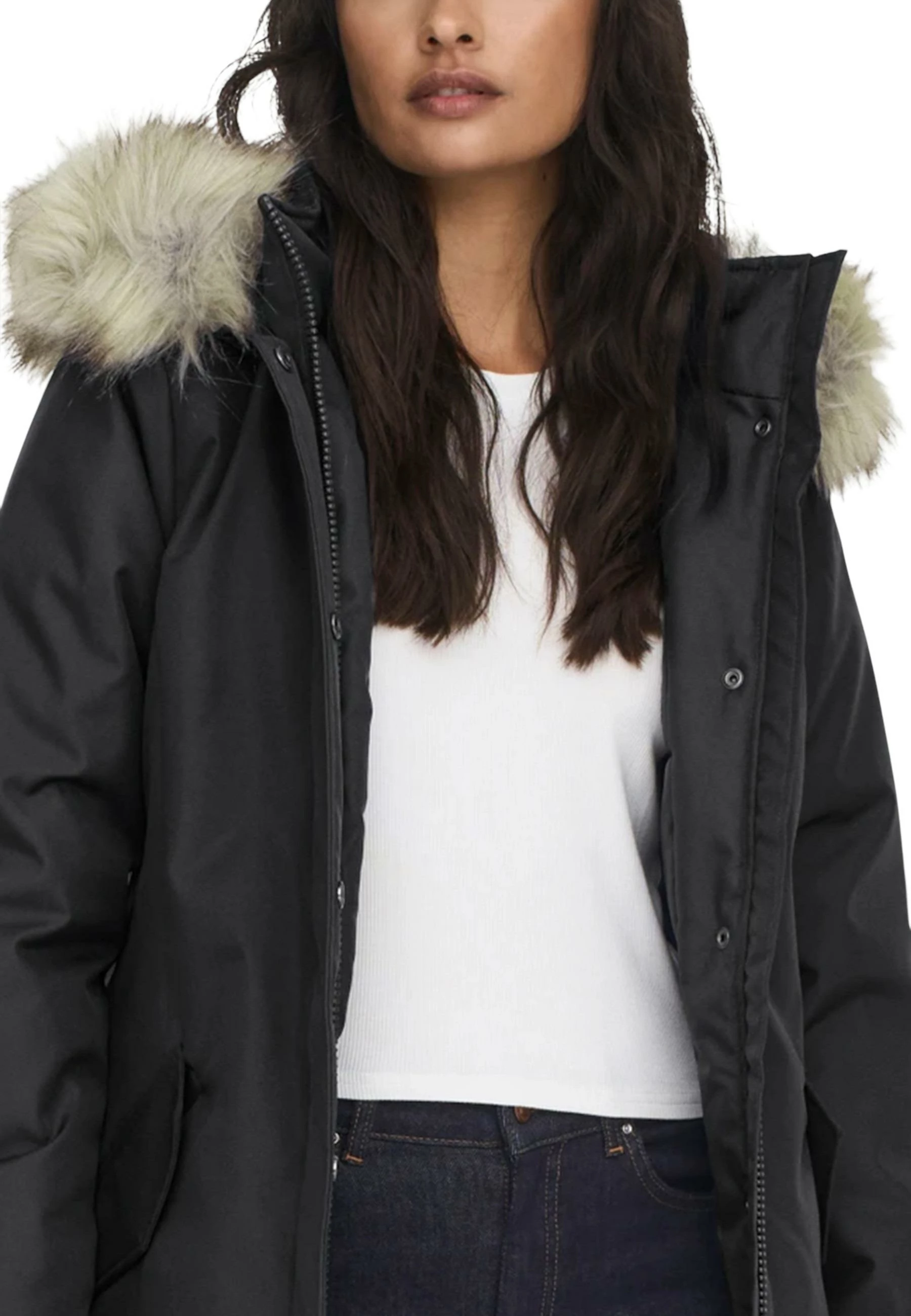 Parka për femra Only ONLNEWKATY 15300633, e zezë [Madhësia: S]