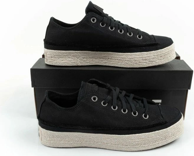 Atlete femra Converse Chuck Taylor Espadrille OX 567685C, të zeza [Madhësia: 37.5]