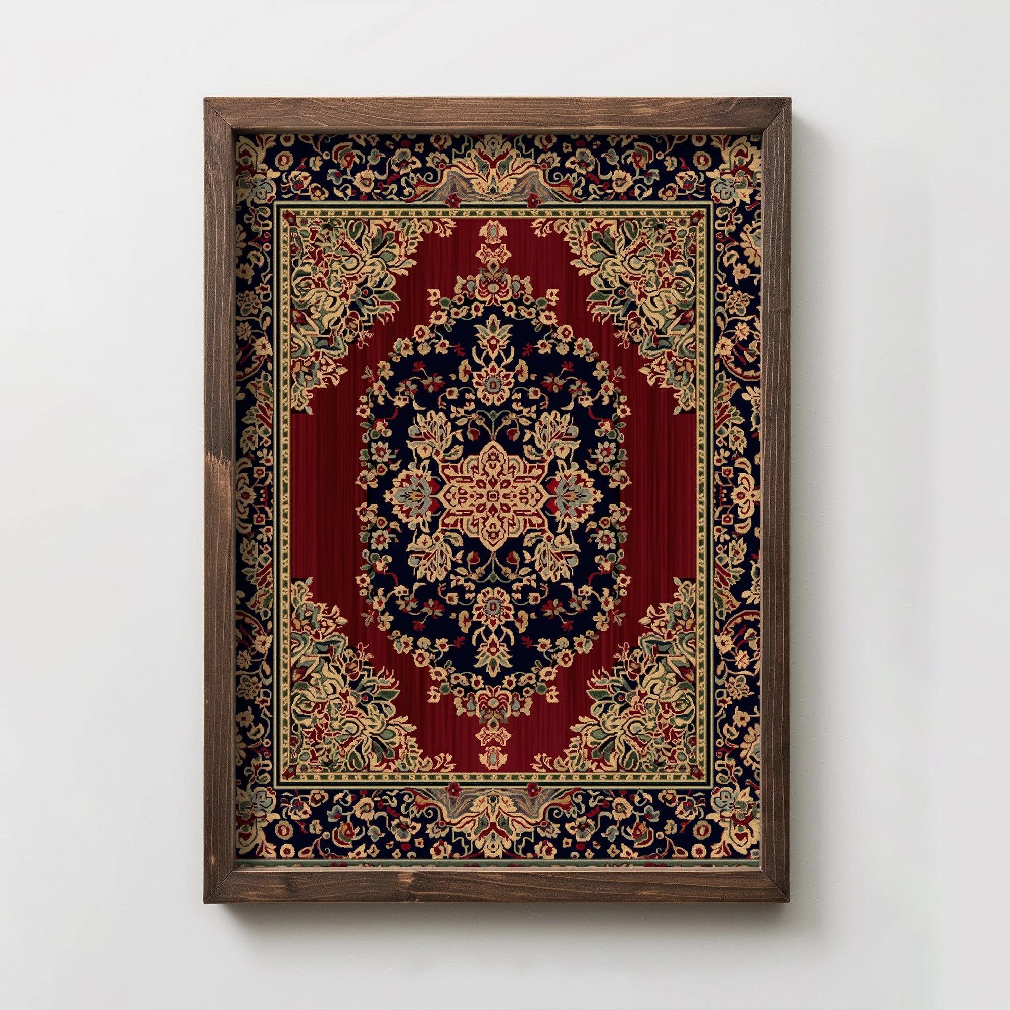 Pikturë dekorative me kornizë MDF, Wallity, TUN083-L, shumëngjyrëshe, 35x47x2cm