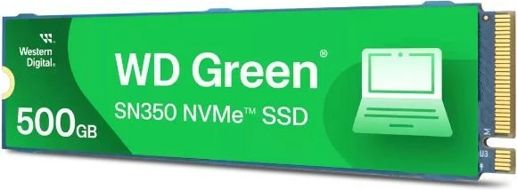 SSD Western Digital WD Green SN350, 500GB, M.2 2280, NVMe PCIe