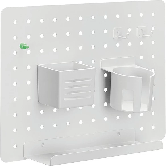 Pegboard organizues muri LogiLink, 420x320mm, i bardhë
