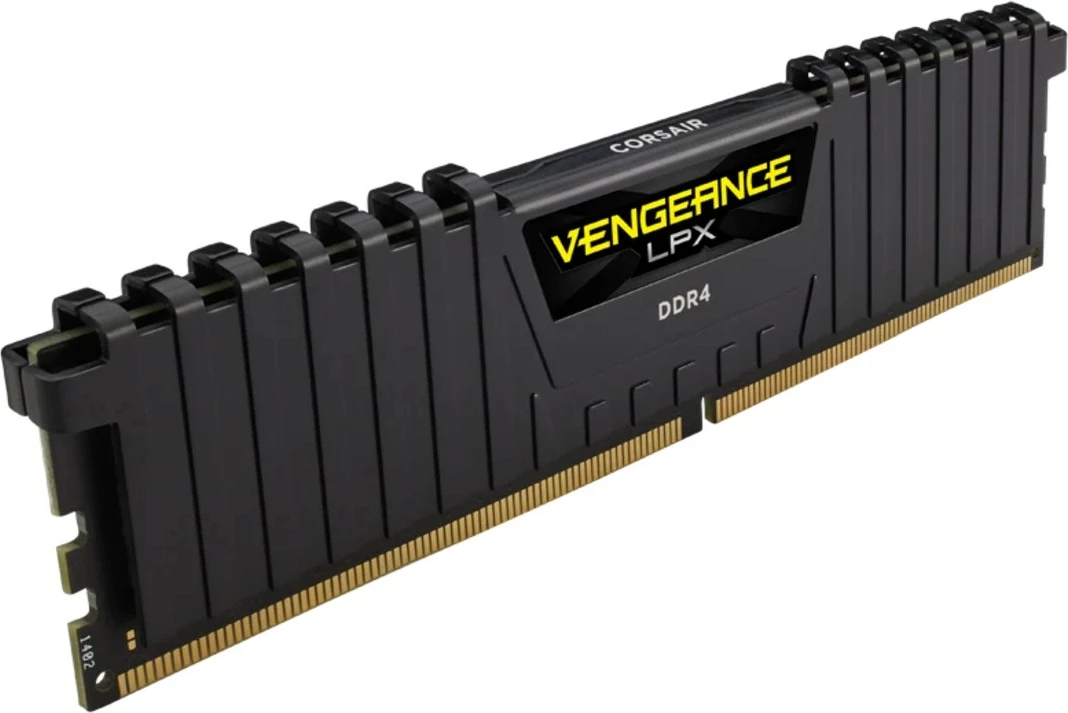 RAM Memorje DDR4, Corsair Vengeance LPX CMK16GX4M2Z2666C16, 16GB (2x8GB) 2666 MHz CL16, e zezë, set 2