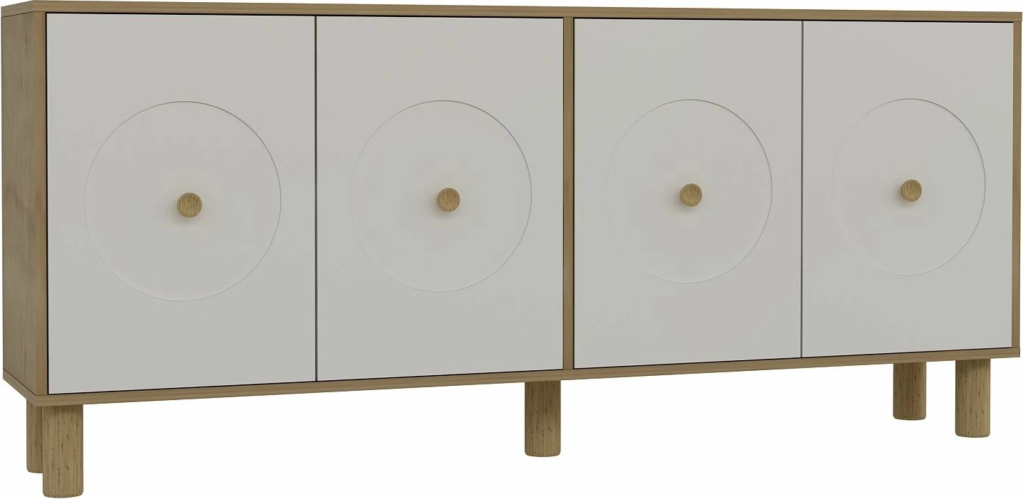 Konsol Skye Decor, Deren KX180 Bohem, lis safir, e bardhë