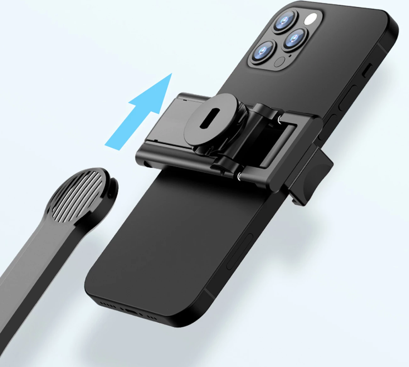 Selfie stick/tripod Dudao F18S 4-në-1 110 cm me Bluetooth dhe telekomandë, për celular, e zezë