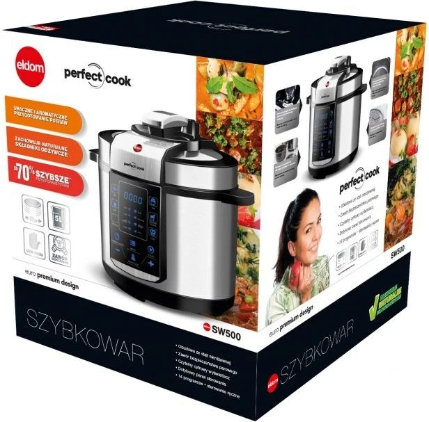 Tenxhere elektrike ELDOM SW500 PERFECT COOK 5 L, Inox