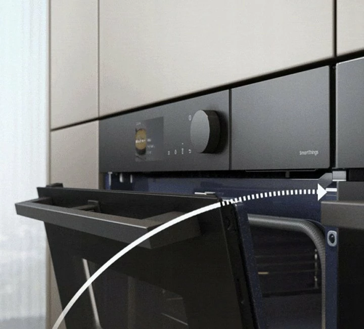 Furrë Samsung NV7B6795JAK/U3 Dual Cook Steam, e zezë