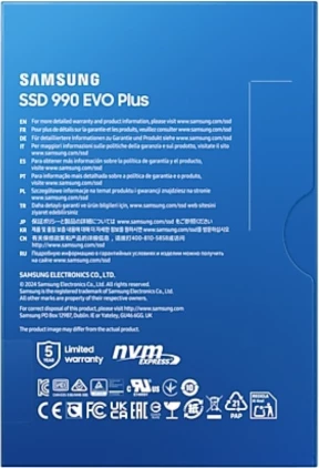 Disk SSD Samsung 990 EVO Plus 4TB M.2 2280 NVMe PCIe 5.0 x2