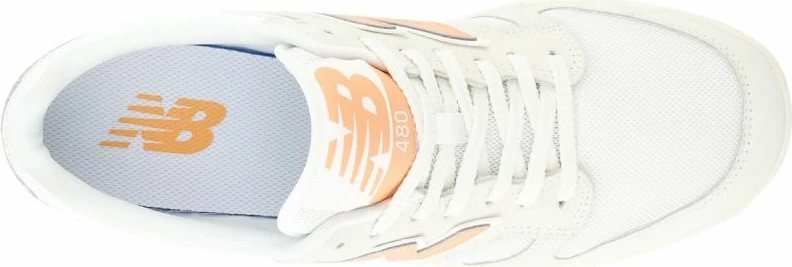 Atlete për meshkuj New Balance, të bardha dhe portokalli